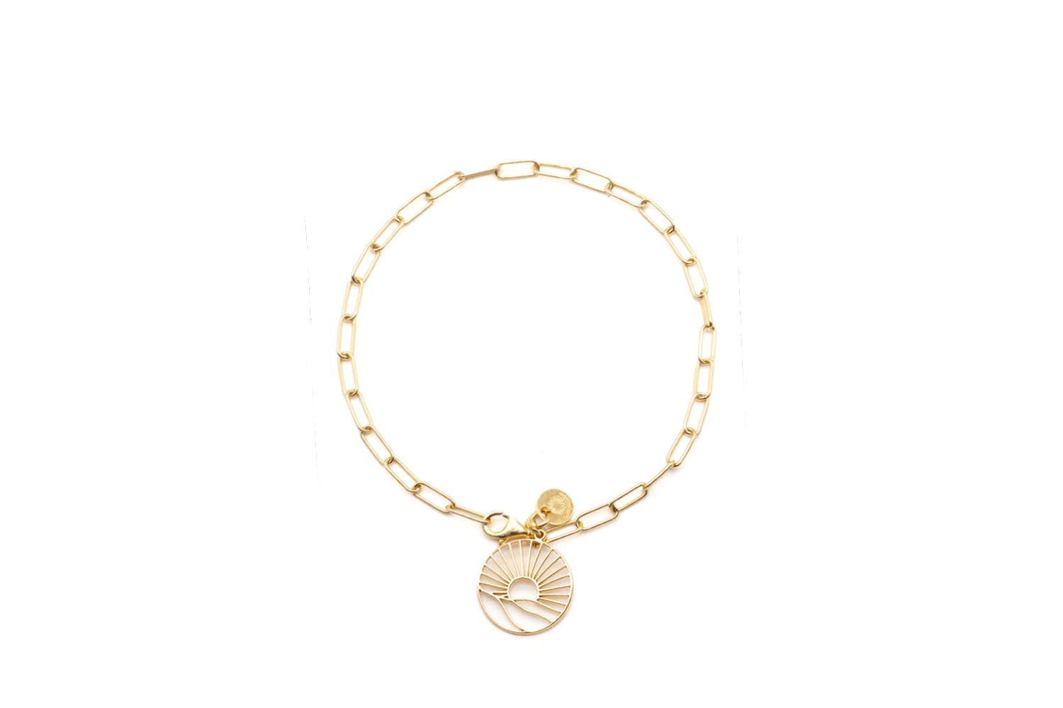 A24 Paperclip mini Bracelet Sunrise