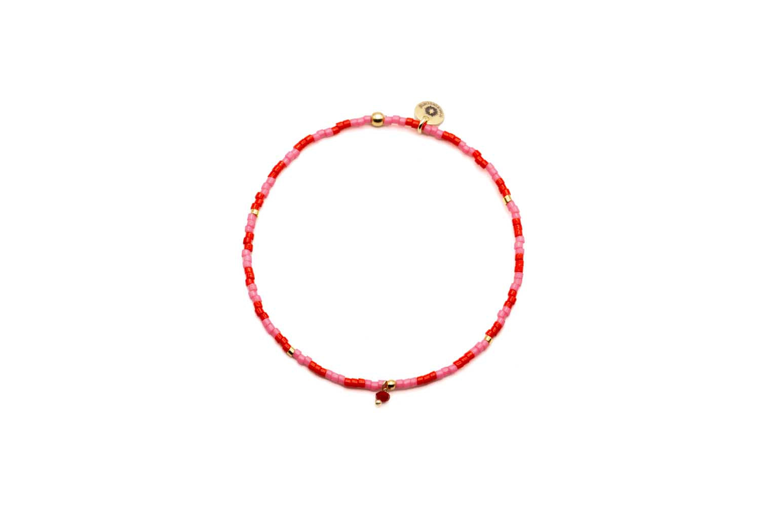 A25 Mala Single Miyuki Red Rose