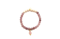 A25 Mala Single Rose Moon