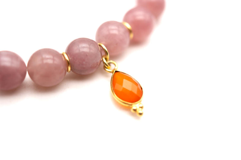 A25 Mala Single Rose Moon