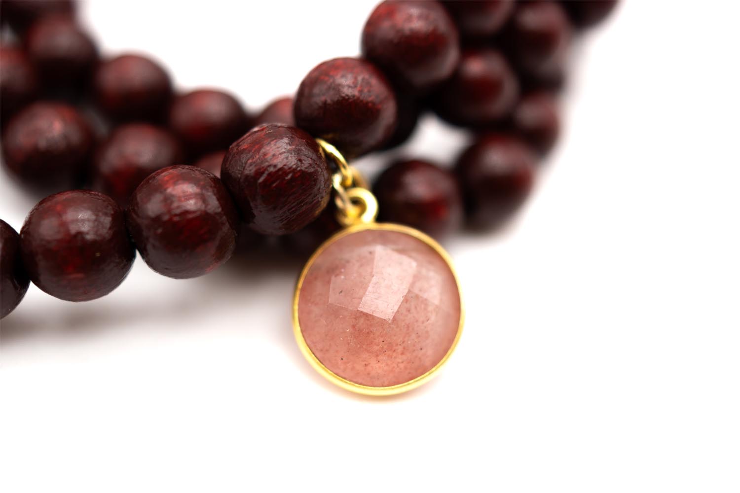 A25 Mala Triple Burgundy