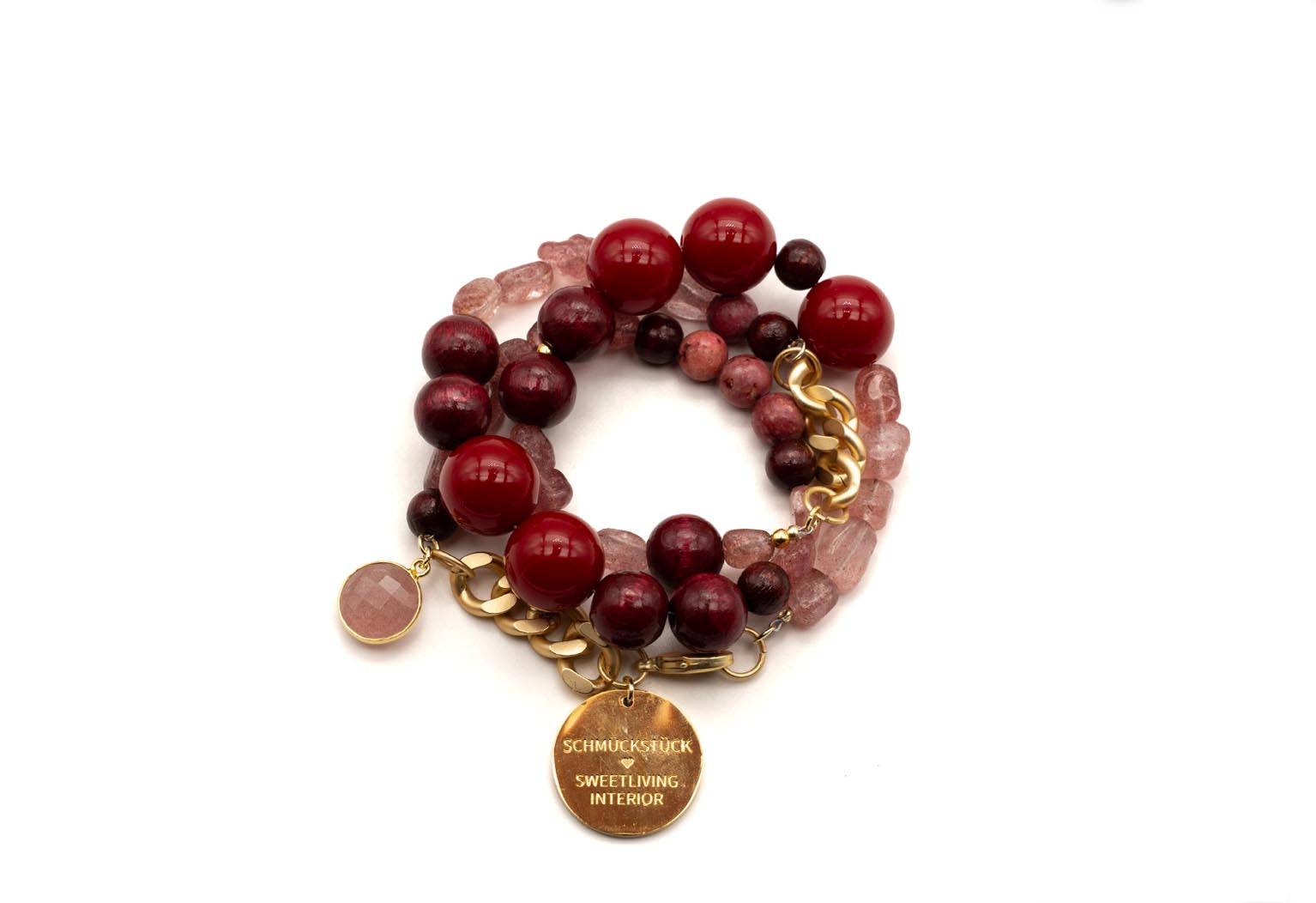 A25 Mala Triple Curb Burgundy