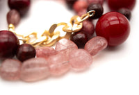 A25 Mala Triple Curb Burgundy