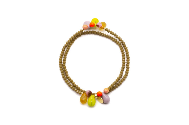 A26 6Drops Double Sweet Olive – handgemachter Schmuck von Schmückstück