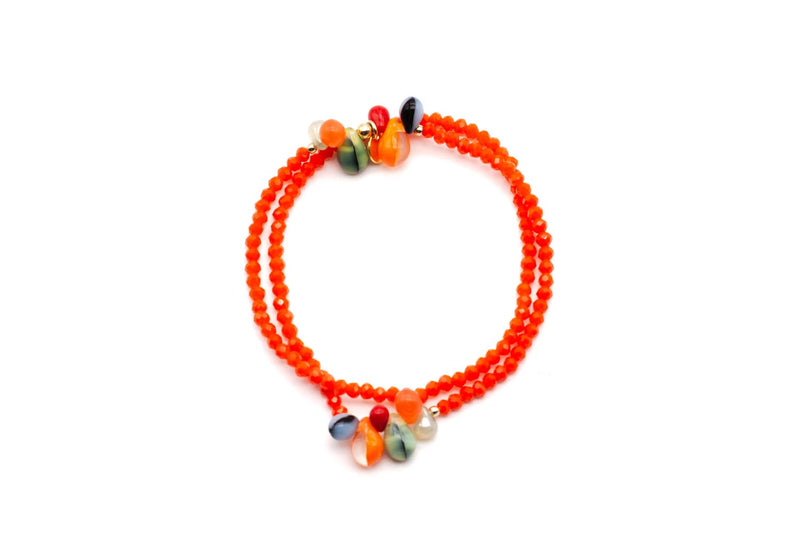 A26 6Drops Double Sweet Red – handgemachter Schmuck von Schmückstück