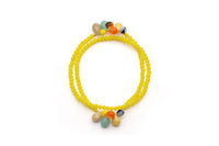 A26 6Drops Double Sweet Yellow – handgemachter Schmuck von Schmückstück