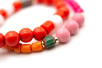 A26 Mala Twin Fiery Pink – handgemachter Schmuck von Schmückstück