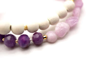 A26 Mala Twin Purple White