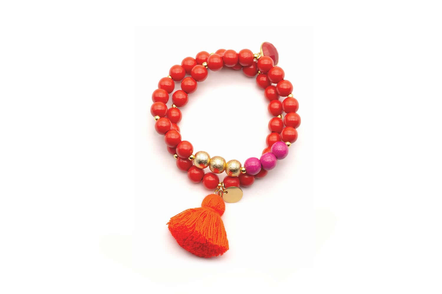A26 Mala Twin Coral Spirit – handgemachter Schmuck von Schmückstück