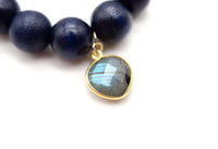 A26 HD Blue Ivory – handgemachter Schmuck von Schmückstück