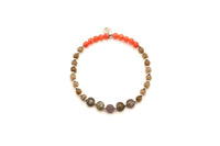 A26 Mala Single Orange Saphire – handgemachter Schmuck von Schmückstück