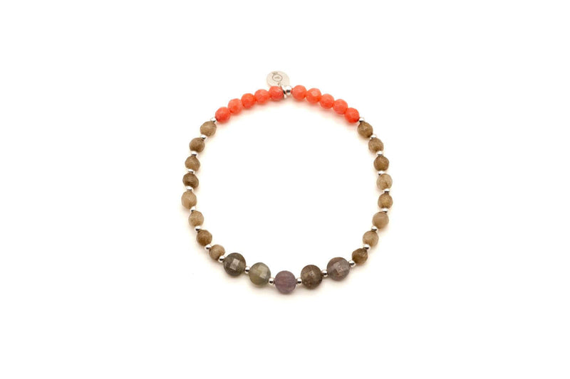 A26 Mala Single Orange Saphire – handgemachter Schmuck von Schmückstück