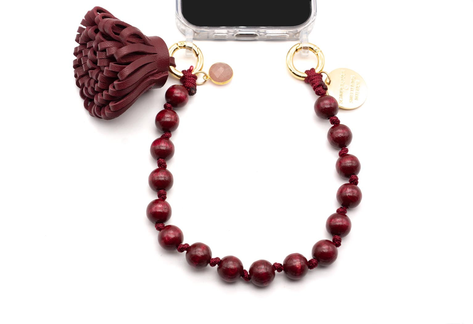 2-in-1 Phone Strap Sweet Burgundy