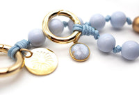 HK26 Phone Strap Pastel Blue – handgemachter Schmuck von Schmückstück