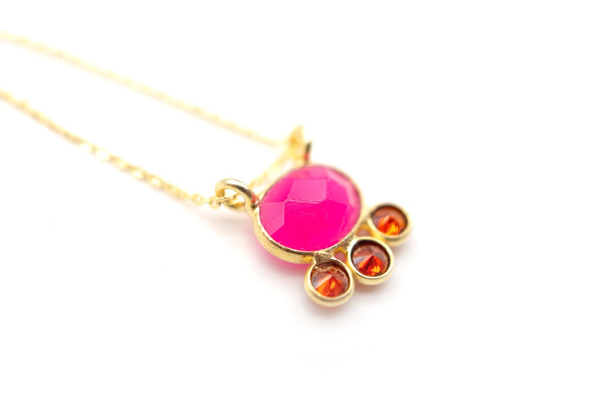 K24 Fine Jewelry Flower Pink