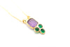 K24 Fine Jewelry Flower Purple
