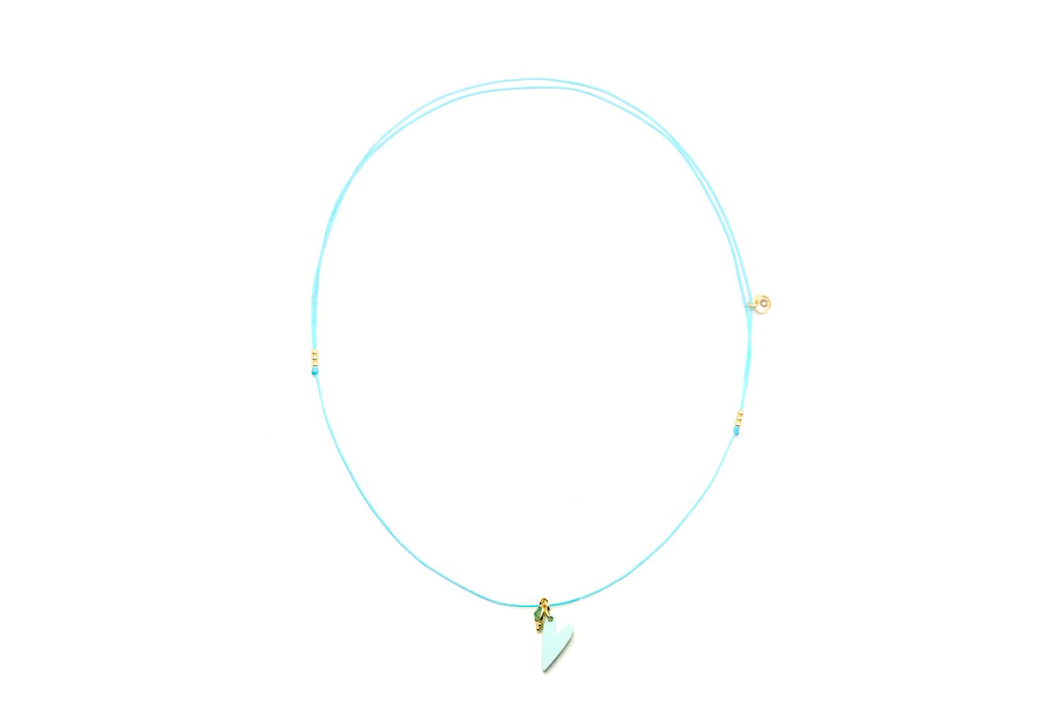 K26 Choker Blue Heart