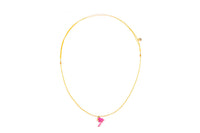K26 Choker Orange Palm – handgemachter Schmuck von Schmückstück