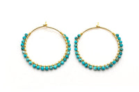 O26 Big Hoop Turquoise