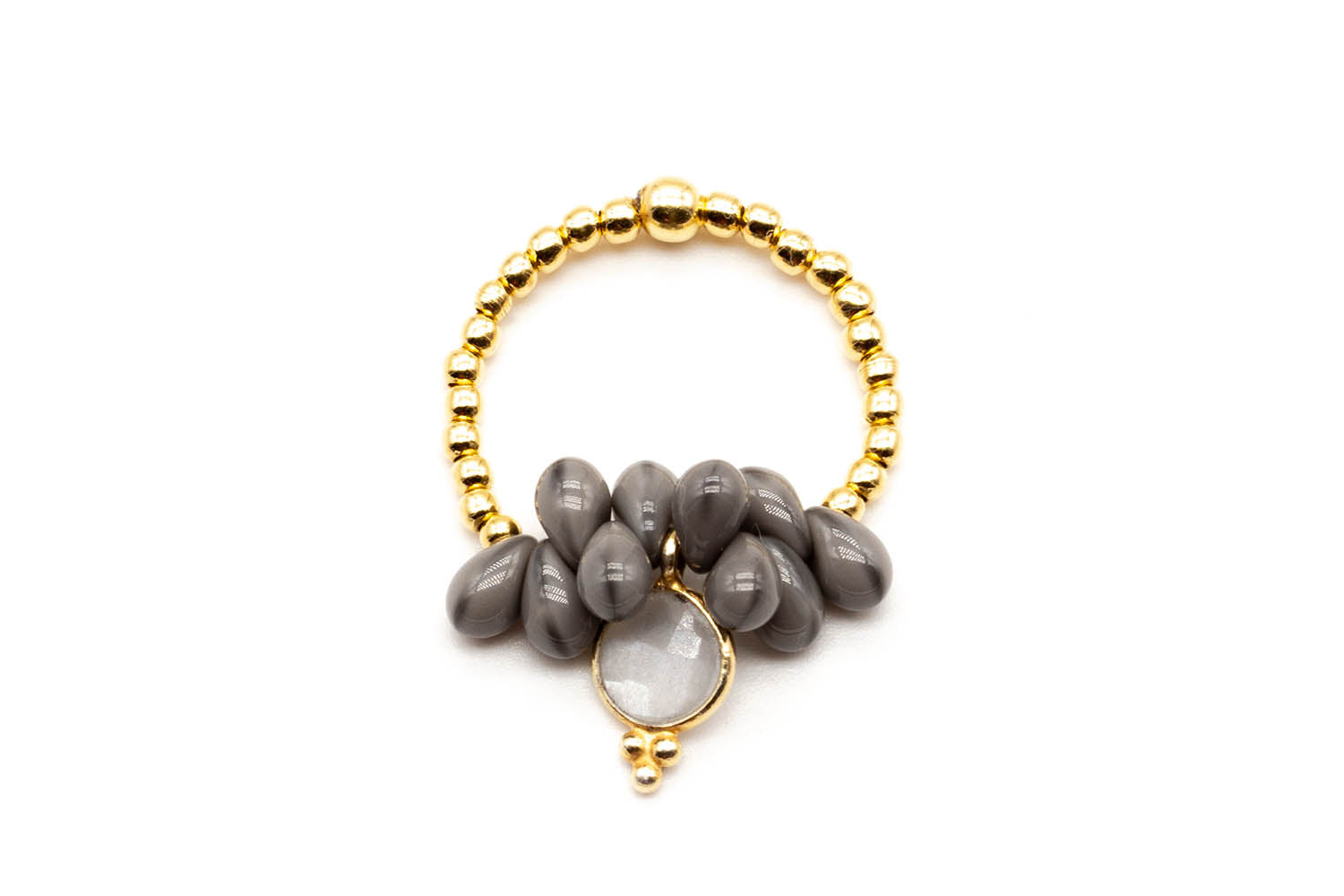R23 Ring Drops Grey
