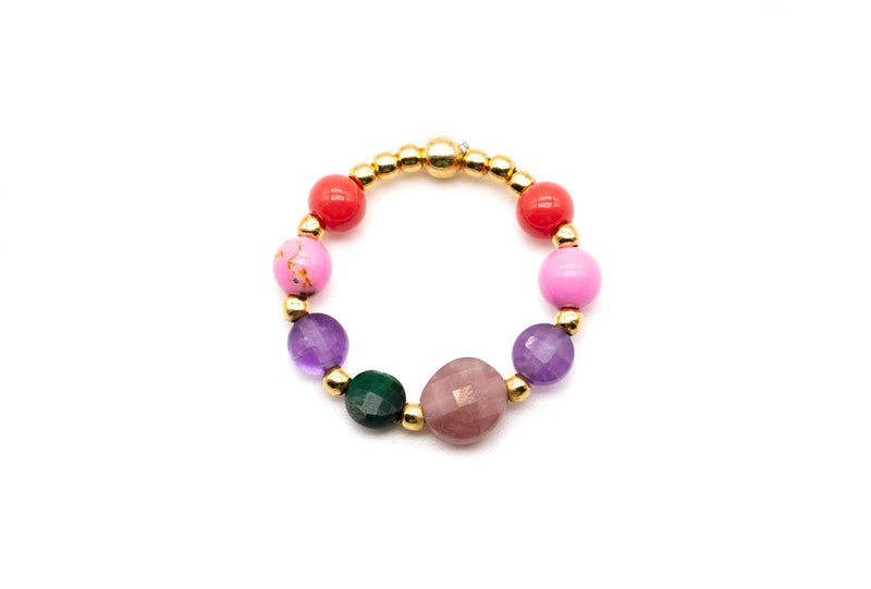 R24 Ring Colourful Peach