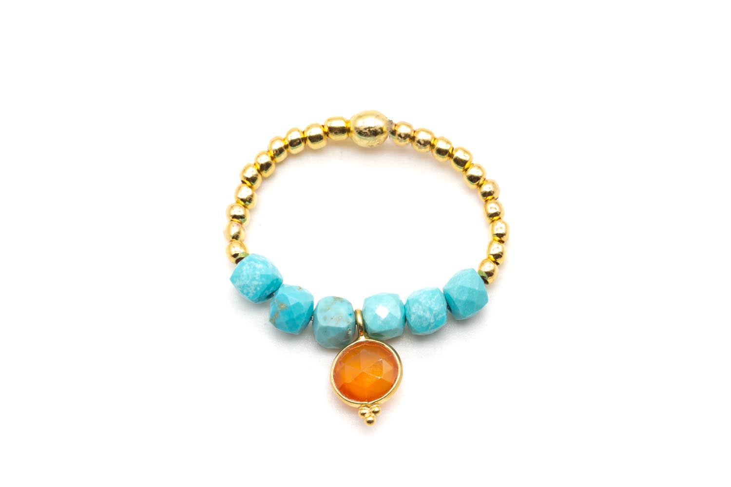 R24 Ring Cube Turquoise