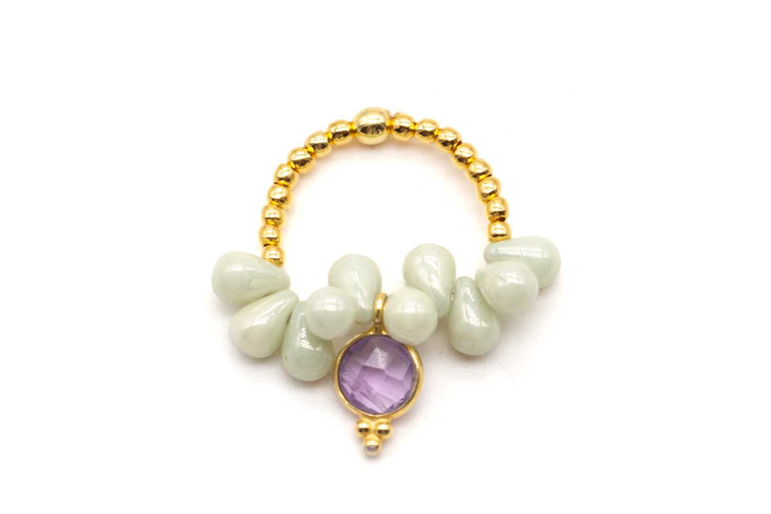 R24 Ring Drops Mint