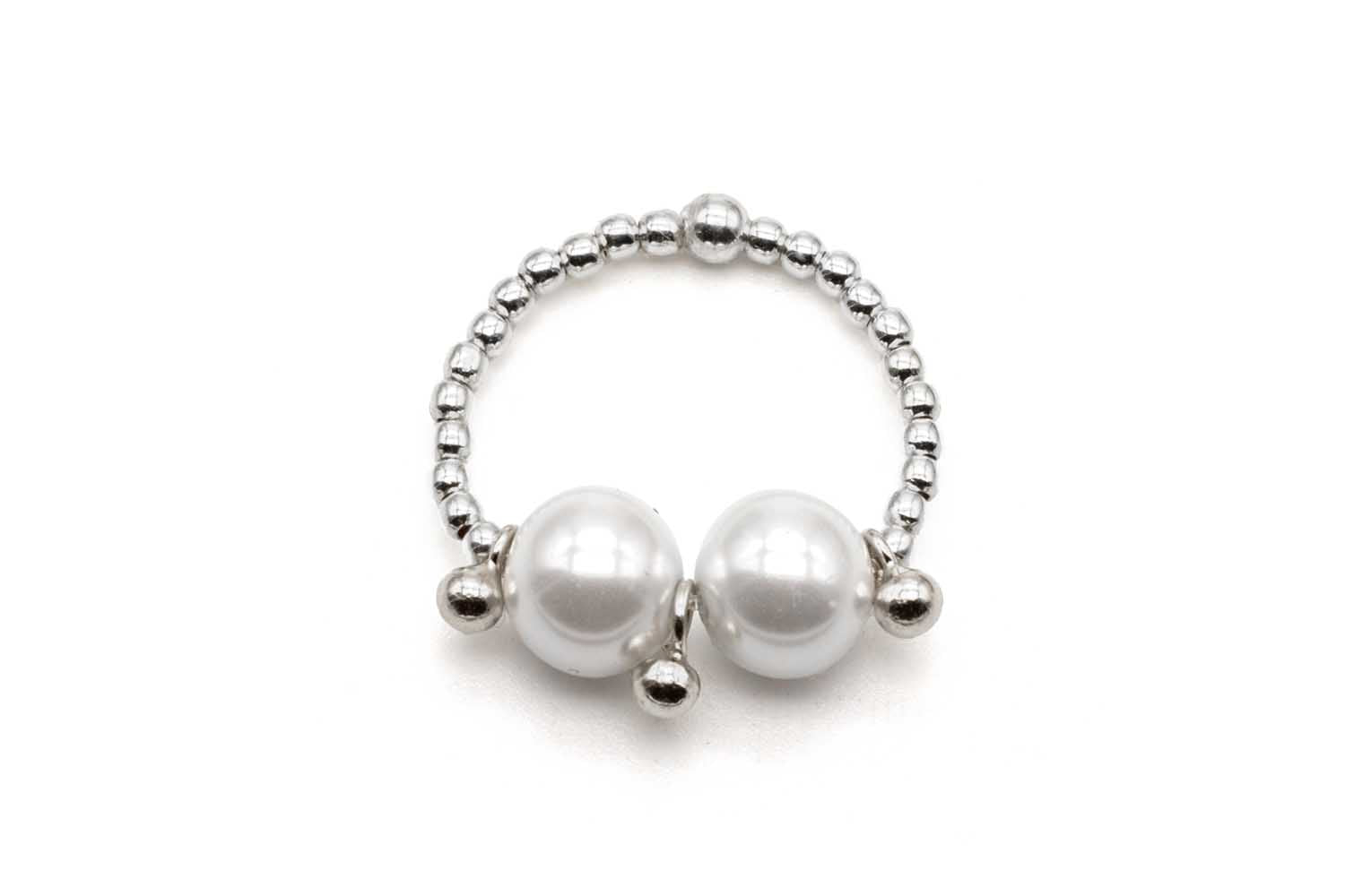 R24 Ring Duo Pearl