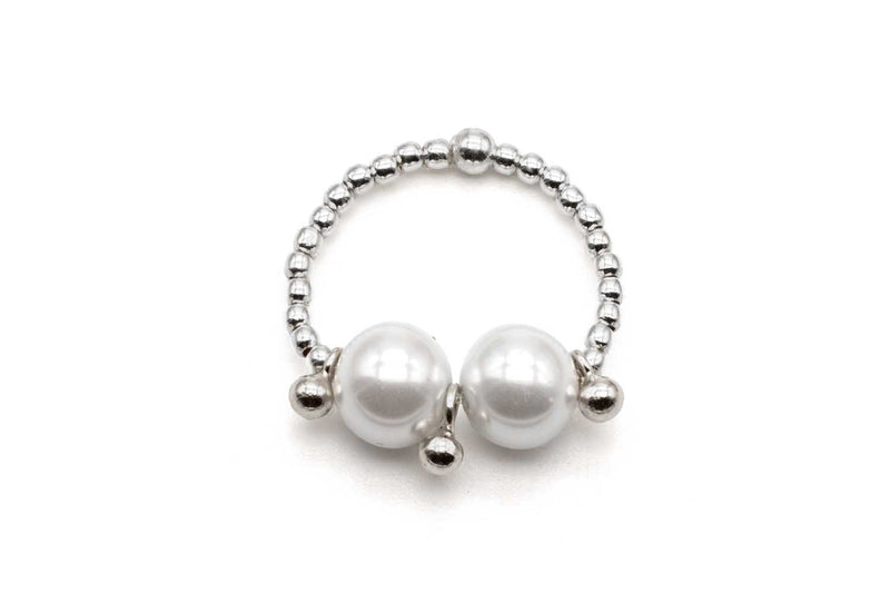 R24 Ring Duo Pearl