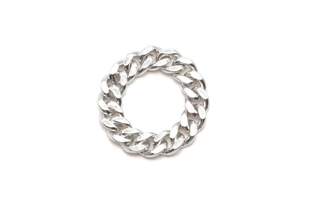 Silberfarbene Variante desselben Rings