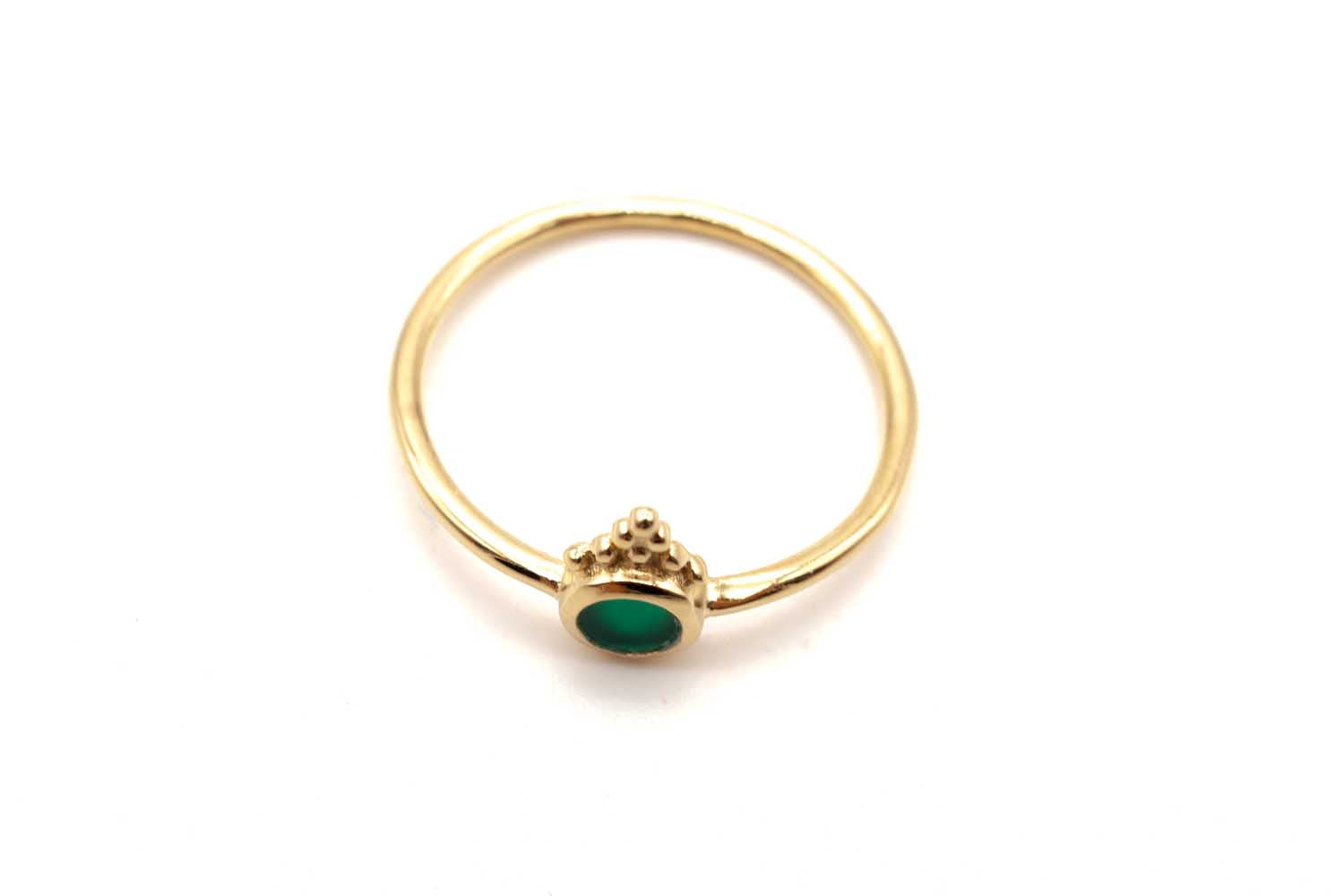R25 Ring Tiny Green