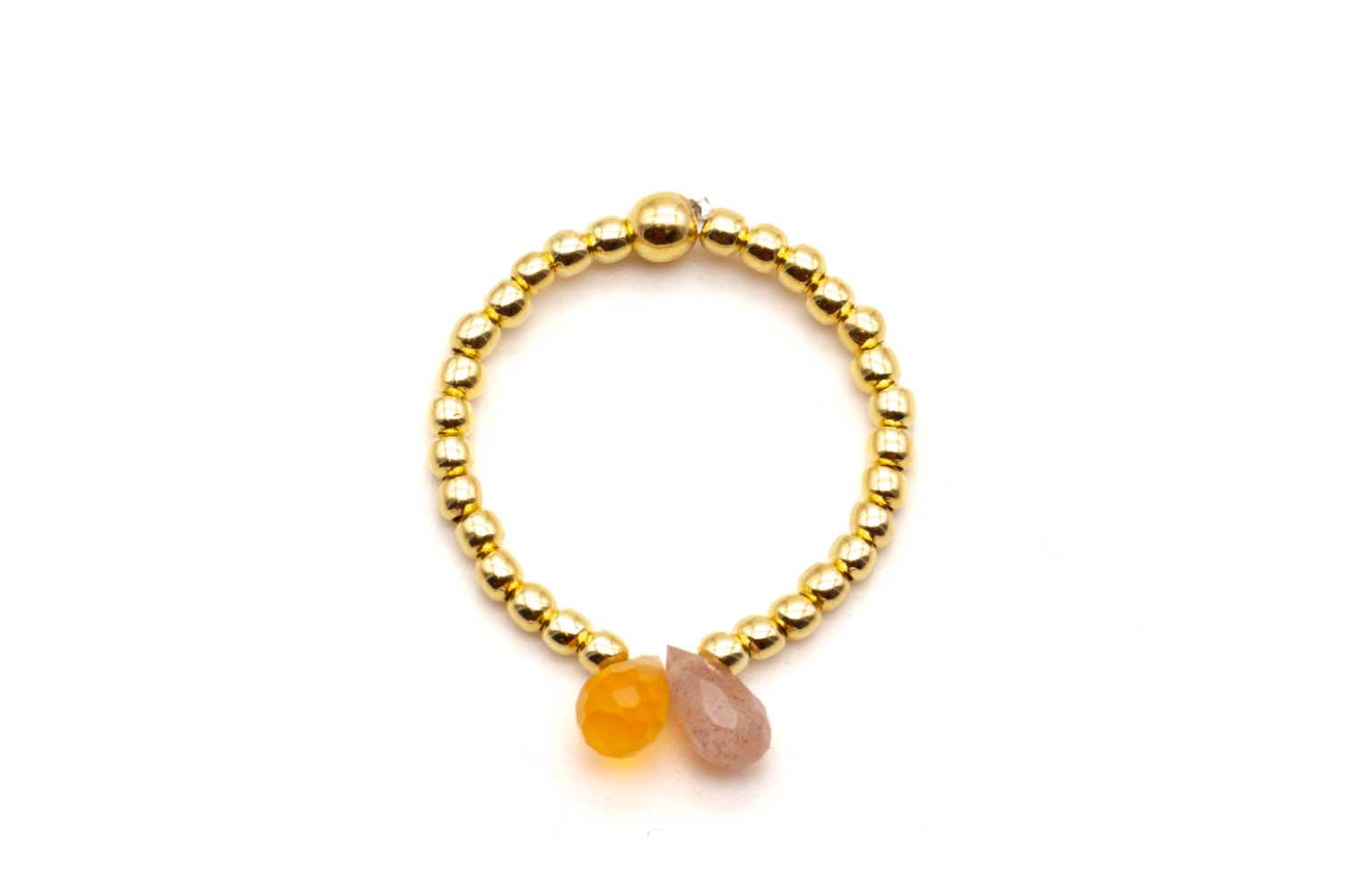 R25 Ring 2Drops Orange