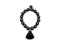 Edelstein Armband schwarz Mala Single Onyx