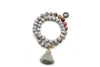 Edelstein Armband Labradorit Mondstein Rhodonit Mala Twin