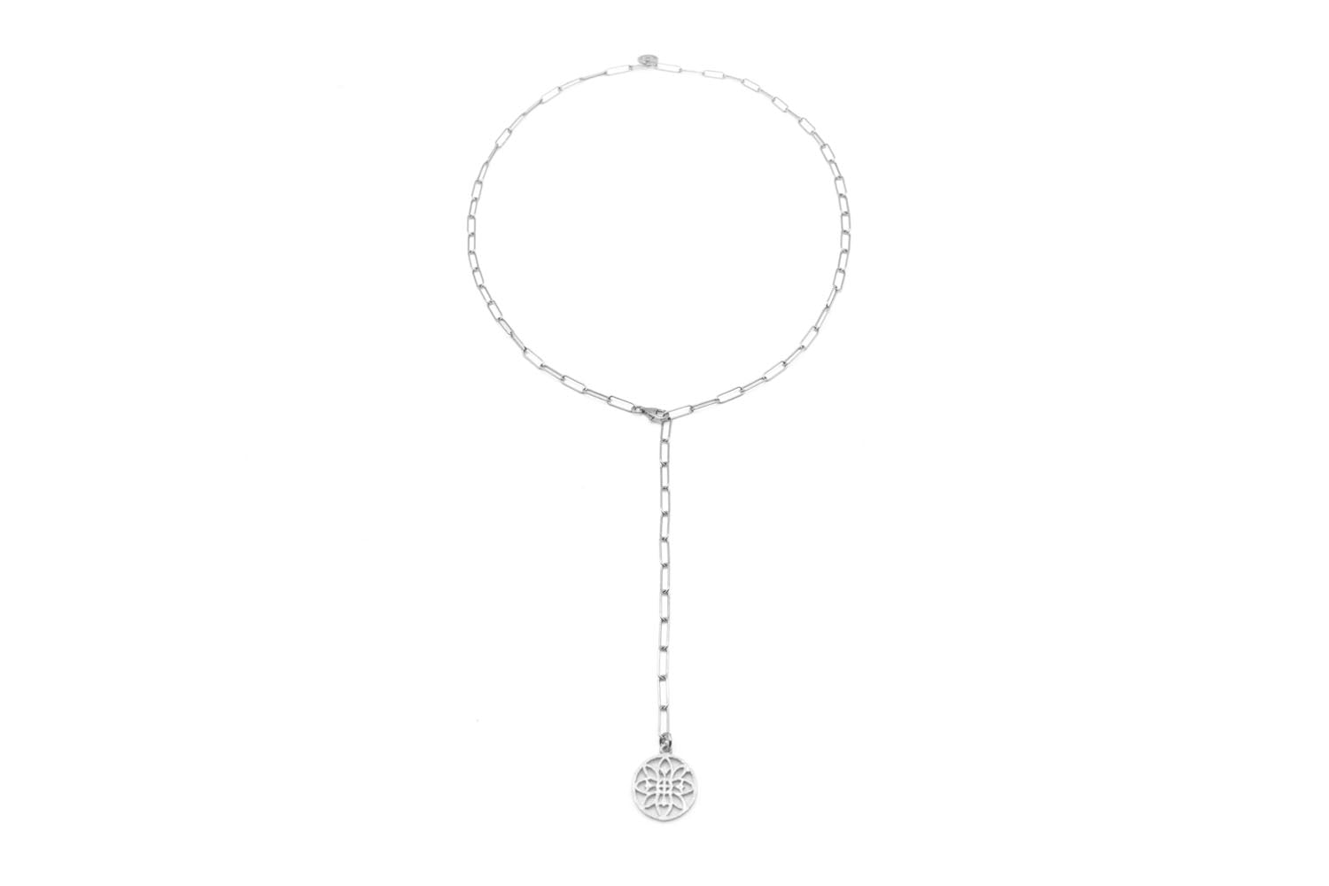 Ausschnitt Blumenanhänger Sterlingsilber vergoldet