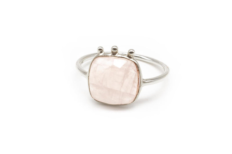 Ring rosa Rosenquarz Sterlingsilber online