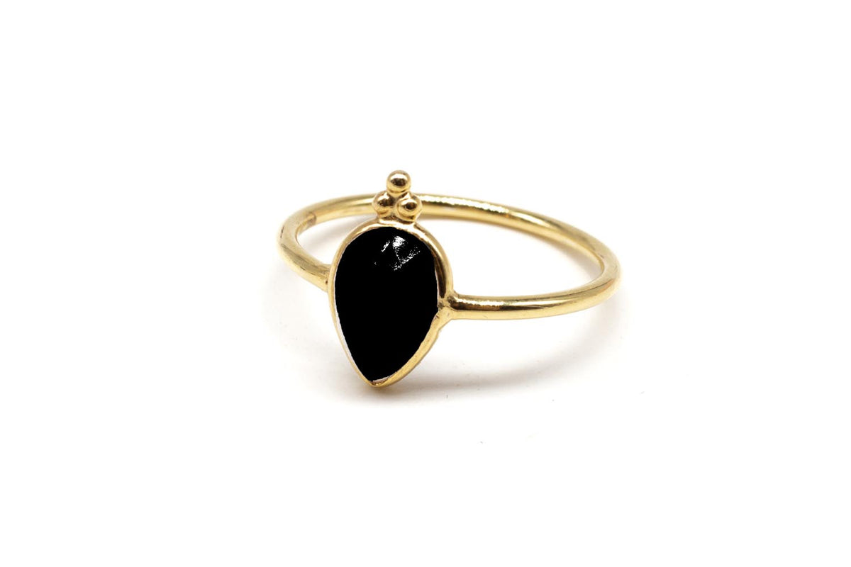 Ring Onyx Sterlingsilber