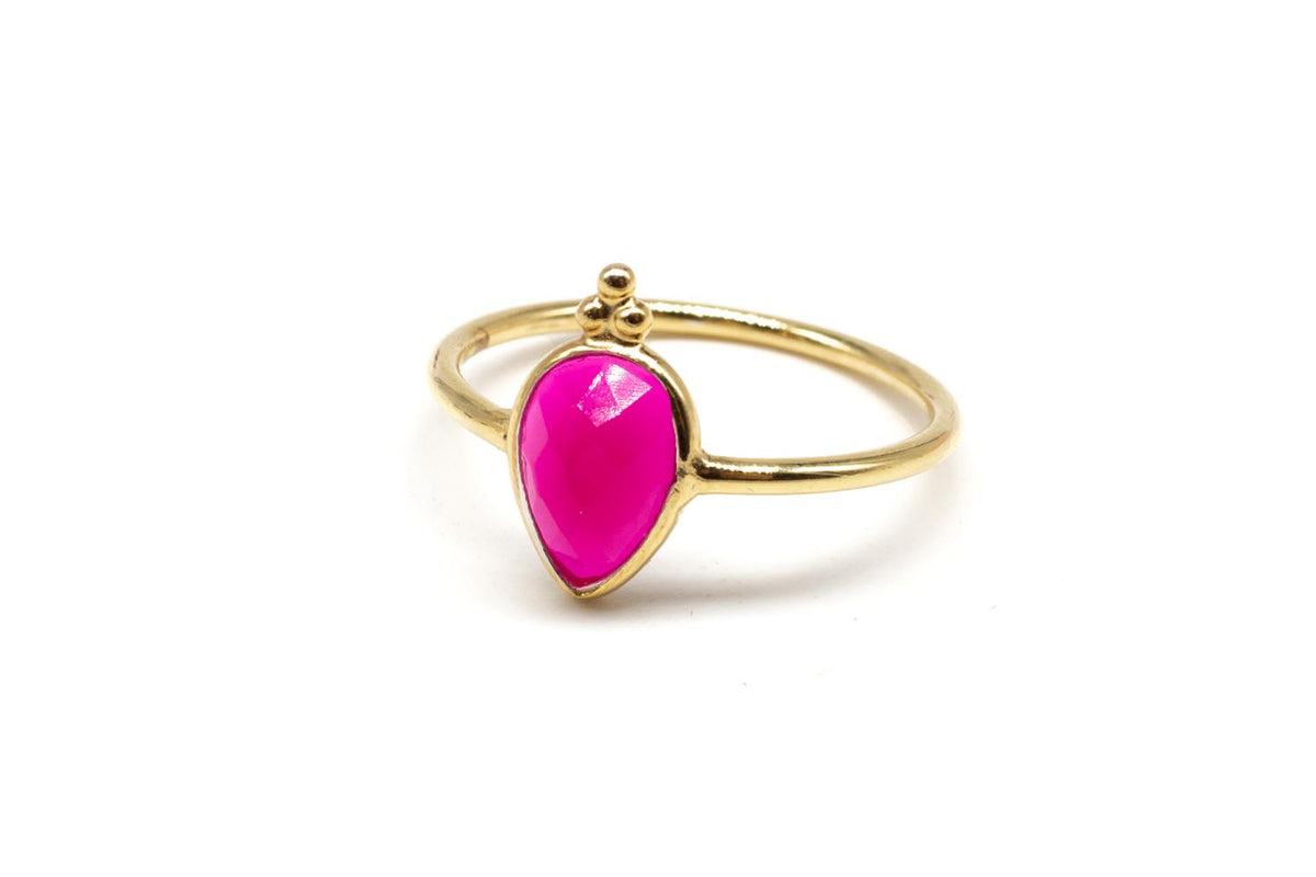 Ring Chalcedon Pink